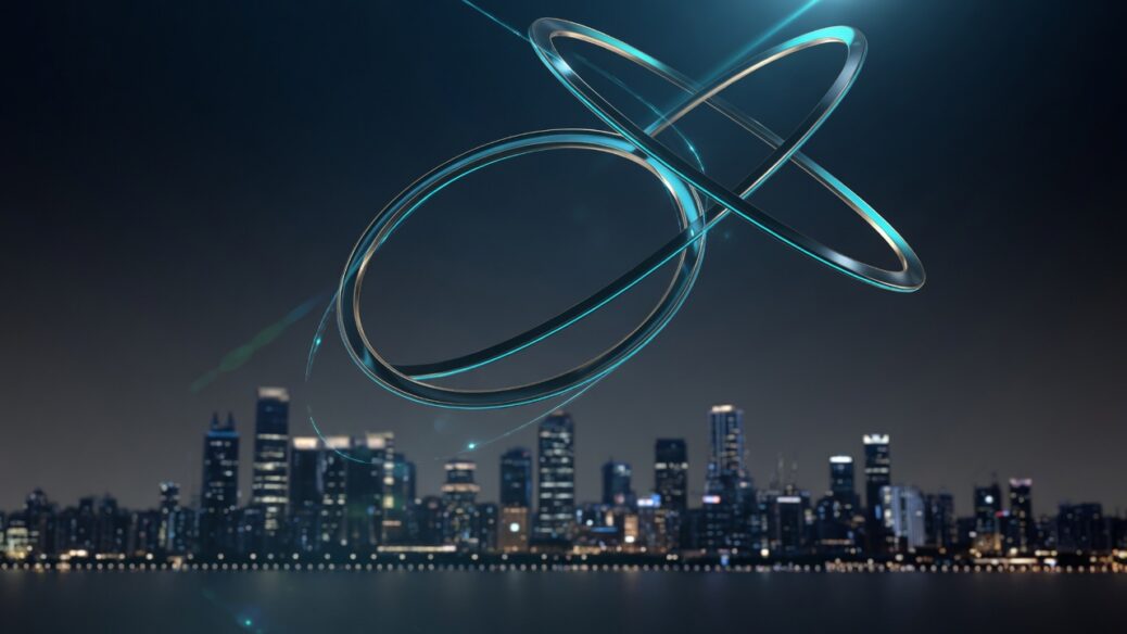 SWW Enterprises initial interest and preliminary outreach offering — enterprise capital and partnership, abstract orbital light